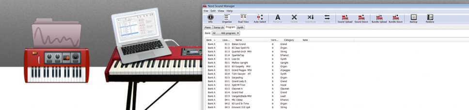 Nord Electro 5 OS e Sound Manager Update