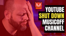 youtube shut down musicoff channel